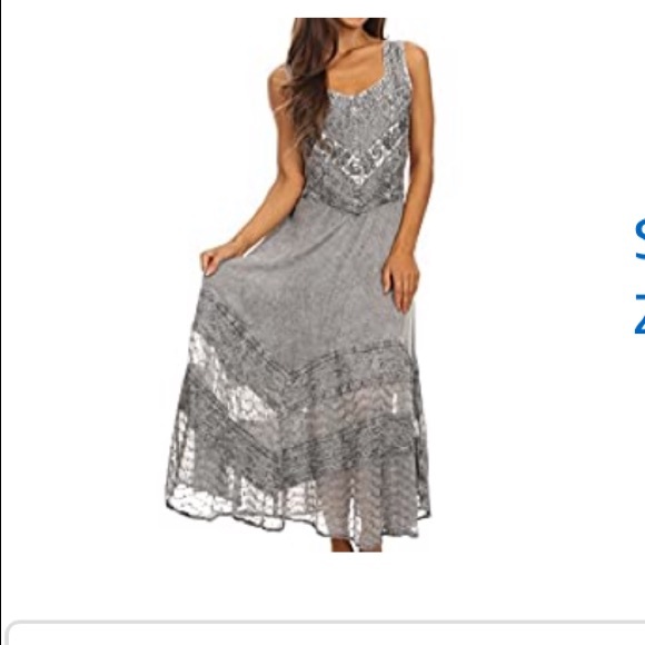 Sakkas Dresses & Skirts - Sakkas Zendaya NEW W/TAGS! rayon embroidered dress